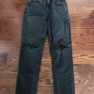 Women’s American Eagle Black Distressed Jeans